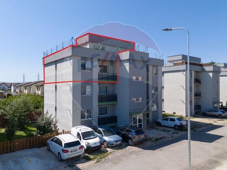 Penthouse 3 camere cu terasa, mobilat, loc parcare - 35