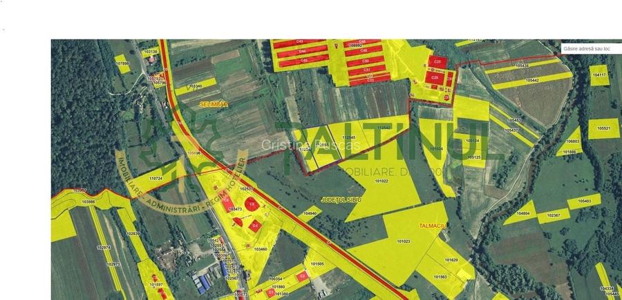Teren extravilan 1 hectar de vânzare – Veștem, Sibiu