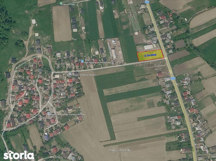 Teren de 2500 mp, în Udești