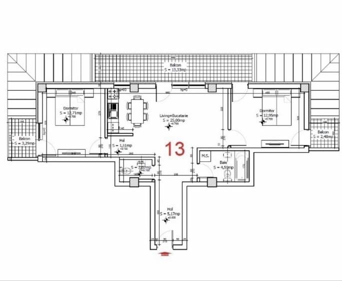 Apartament 3 camere 2 locuri parcare Complex Maramures, Otopeni - 3