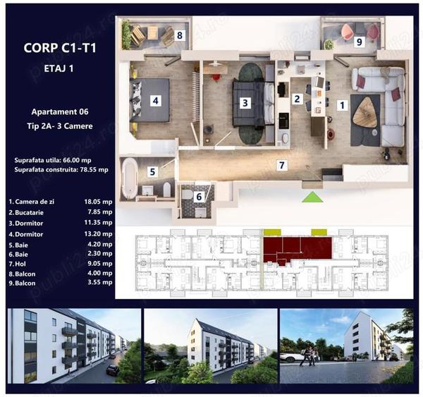 Apartamente noi direct de la dezvoltator - 8
