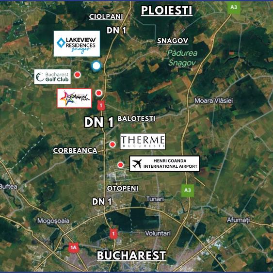 Închiriere apartament cu terasă – Lakeview Residences Snagov - 13