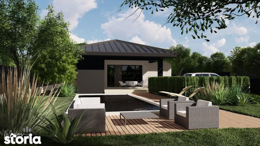 Casa parter noua, 142 mp, teren 750 mp, exterior finalizat Ghermane?ti - 8