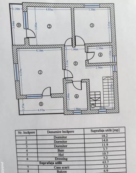 Comuna Berceni | Vila P+1 | Nefinalizata  | Teren 417 mp | Deschidere 18 ml - 7