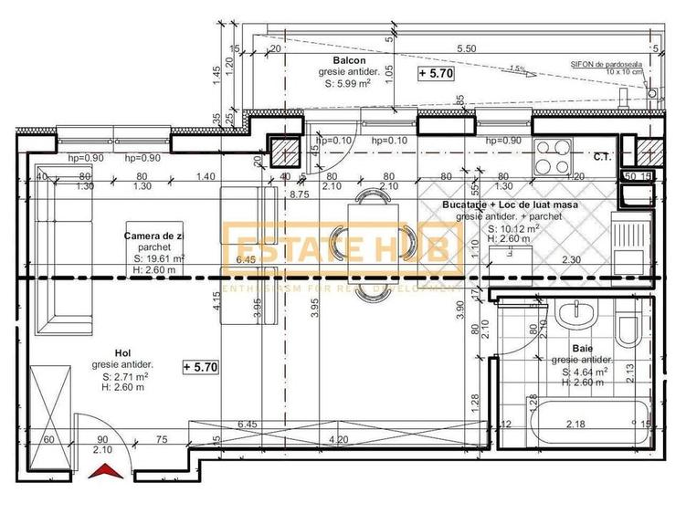 Apartament nou 1 camera | Str Dorobantilor | Comision 0% - 12