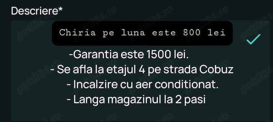 Garsoniera cu dormitor de inchiriat - 9