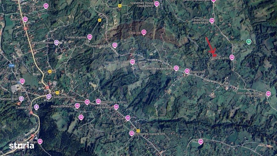 Teren intravilan 1900 mp| Sohodol | Priveliste superba - 2