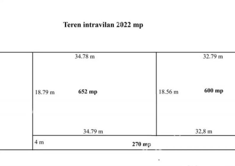 Teren intravilan 2022 mp parcelat cu Puz si utilitati in Cis - 1