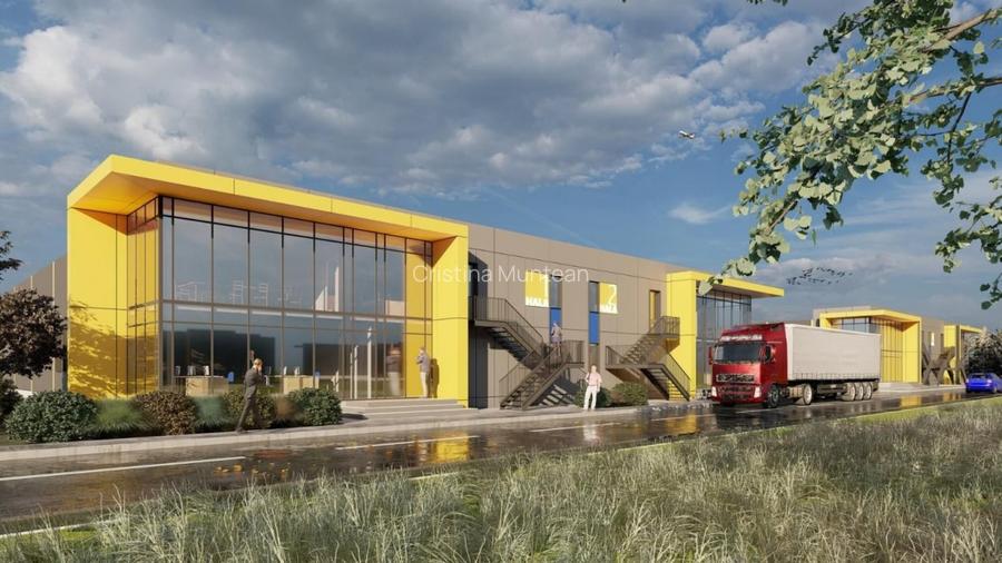 Hala industriala de vanzare - constructie noua, design modern - Ilfov Hala industriala de vanzare - constructie noua, design modern - Ilfov