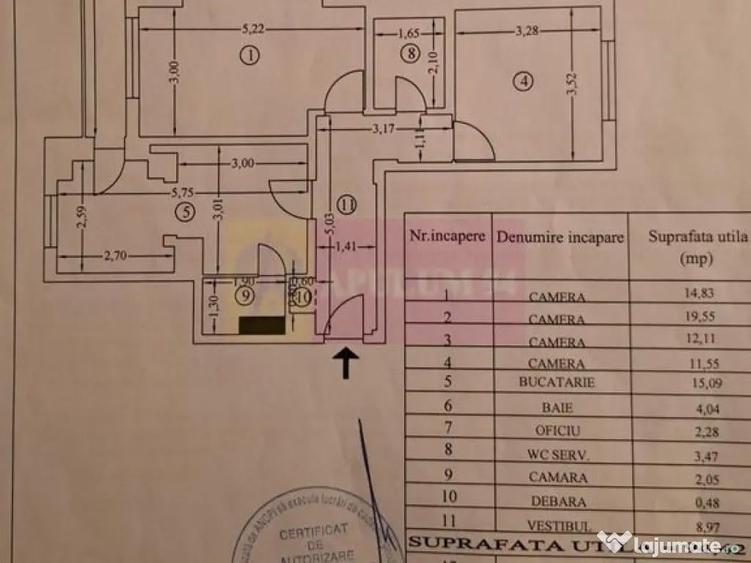Apartament pe bd Decebal, stradal, - 15