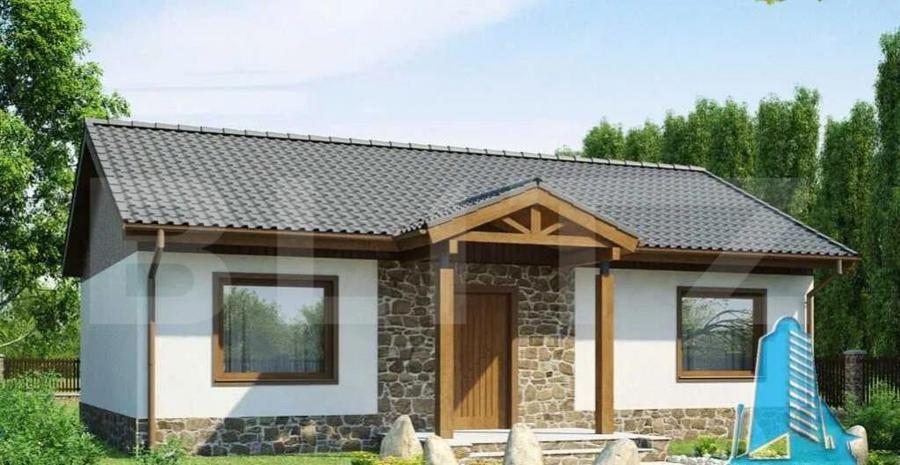 Casa in stadiu de proiect-100mp- teren 550mp- Vacaresti - 1