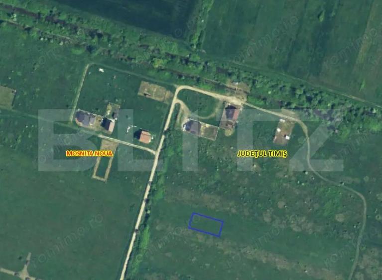 Teren intravilan Mosnita Noua 740mp Front 19m zona reziden?iala in dezvoltare - 1