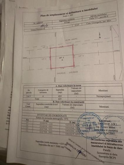 De vanzare 2 loturi de teren de 500mp in Ciorogarla, Str. Cartonari - 7