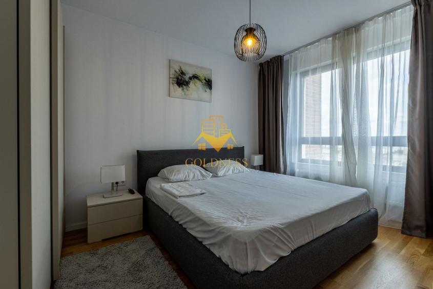 Apartament cu 2 camere semidecomandat, mobilat în Între Lacuri
