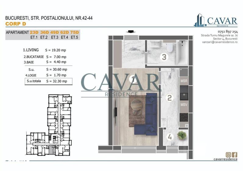 Garsonieră în Măgurele
