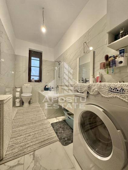 Apartament cu 2 camere semidecomandat, mobilat în Giroc