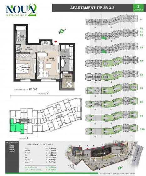 Apartament cu 2 camere finalizat, Noua Residence 2, Calea Bucuresti nr.254 - 4