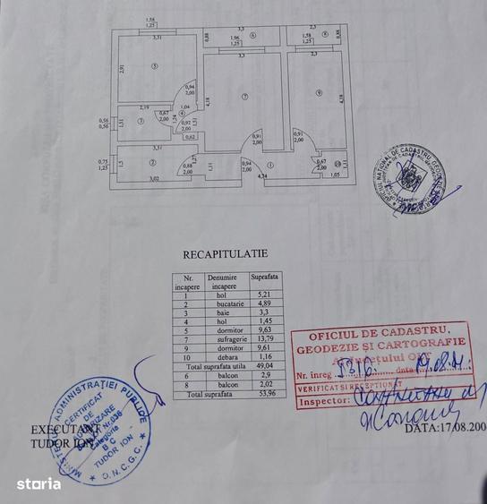 Apartament 3 camere, parter, 54 mp, cartier Libertatii - 2