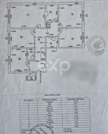 EREMIA GRIGORESCU |Apartament 4 camere | Parter înalt | 88 mp | Centrală proprie - 8