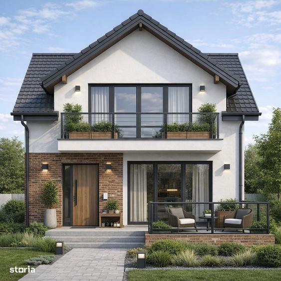 Casa noua 3 dormitoare | 102 mp utili | Teren 372 mp | Westfield Arad - 1