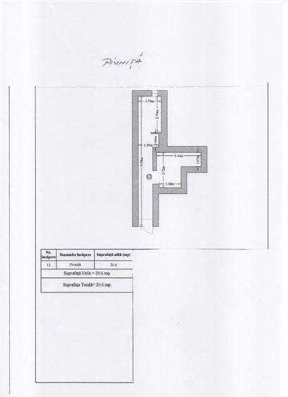 Casă cu 3 camere cu Canalizare în Craiter