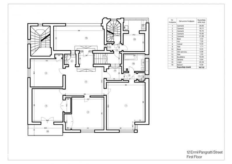Apartament de inchiriat 5 camere Aviatorilor - Dorobanti, etaj 1 si curte comuna - 5