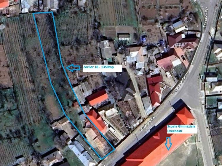 CASA DE VANZARE URECHESTI, VRANCEA | Strada Zorilor | ~1300 mp - 2