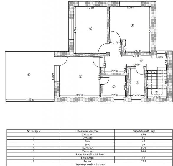 Casa 4 Camere 155mp | 0 Comision | teren 500mp | Corbeanca Petresti Ghioceilor - 4