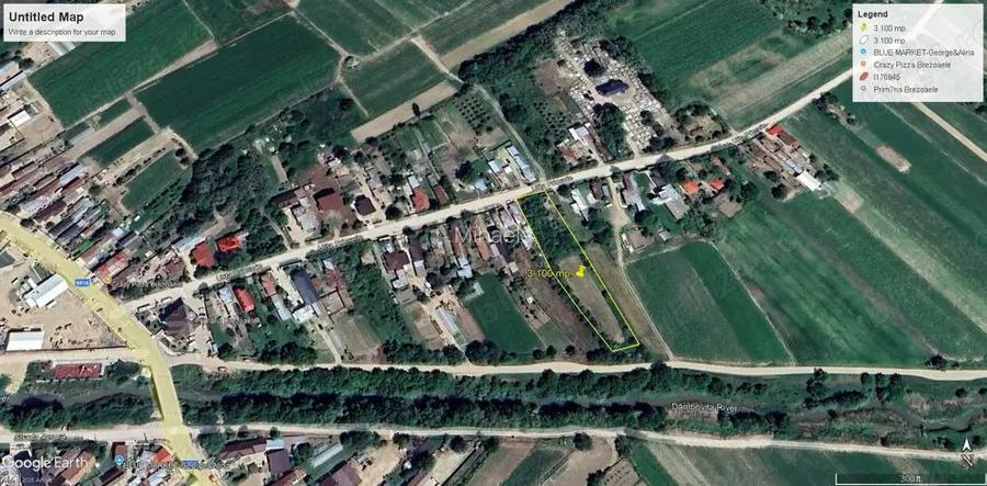 Vand teren intravilan Brezoaele jud Dambovita Vand teren intravilan Brezoaele jud Dambovita