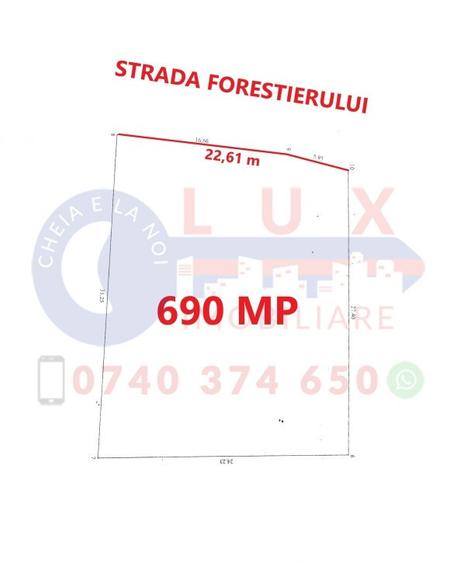 ID 7795 Teren intravilan - Strada FORESTIERULUI - 2
