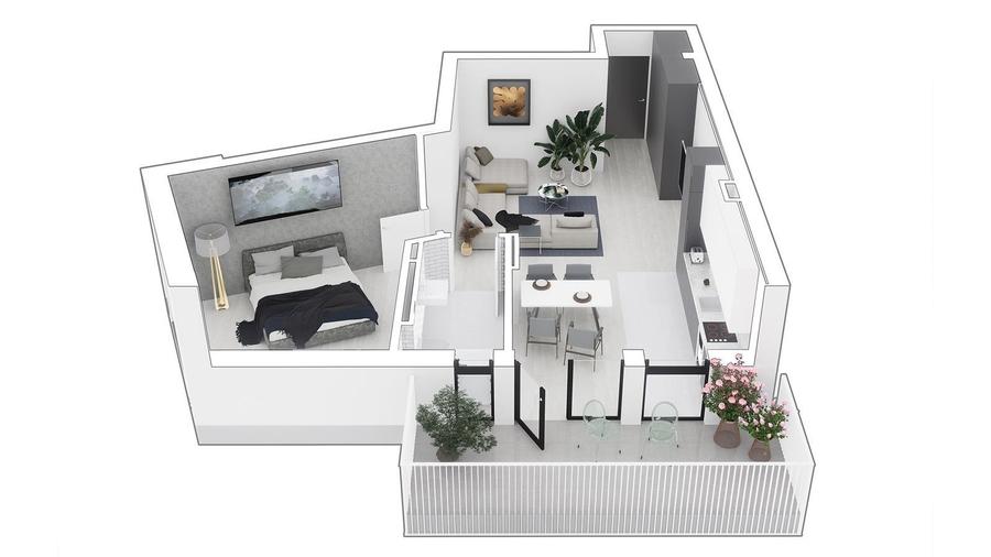 Apartament NOU 2 camere - Zona Mehala - 1