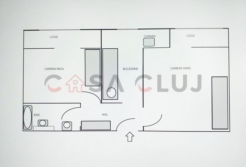 2 camere, decomandat, Manastur, La Terenuri!! - 10