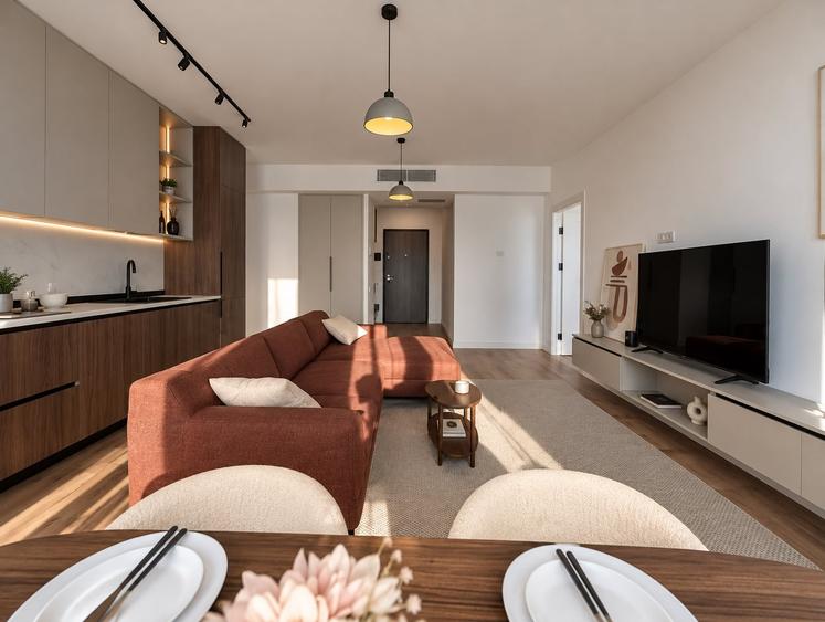 Apartament cu 3 camere decomandat, mobilat în Pipera