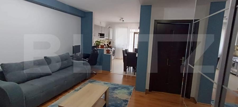 Apartament cu 2 camere semidecomandat, mobilat în Florești