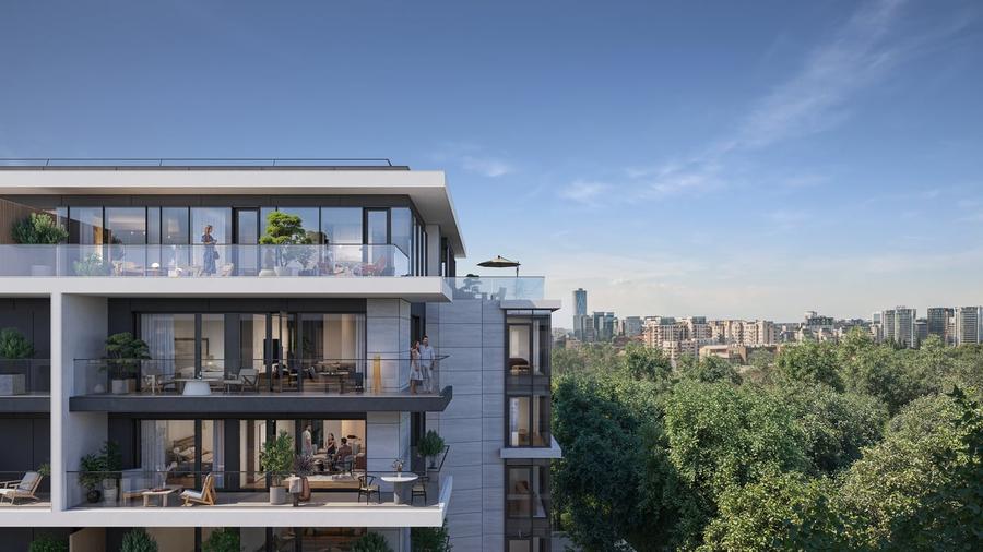 Penthouse cu 3 camere semidecomandat în Floreasca