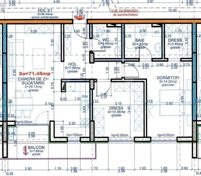 Apartament 3 camere,71,58mp utili,decomandat, Calea Aradului Apartament 3 camere,71,58mp utili,decomandat, Calea Aradului