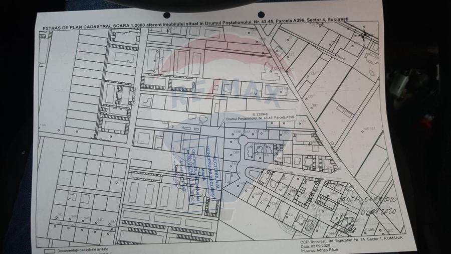 Teren intravilan de vanzare - 822 mp, Strada Postalionului - 6