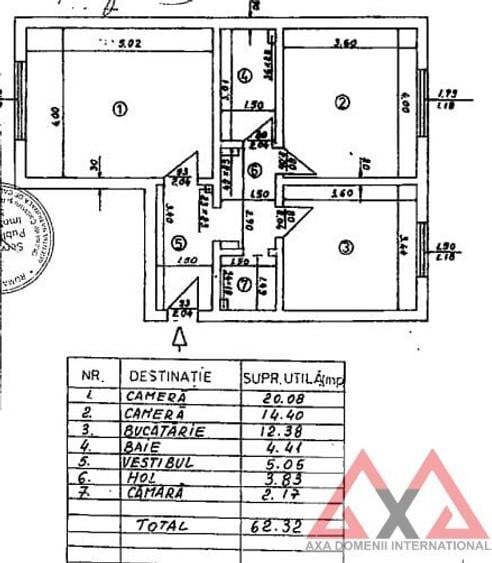 13 Septembrie, Prosper, 62,32 mp, decomandat - 5