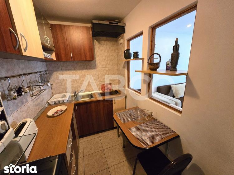 Garsoniera de vanzare mobilata utilata la parter in Vasile Aaron Sibiu - 7