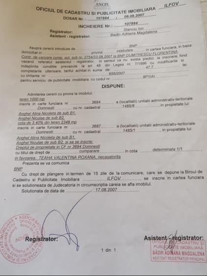 Domnesti, intravilan, 1000 mp - 2