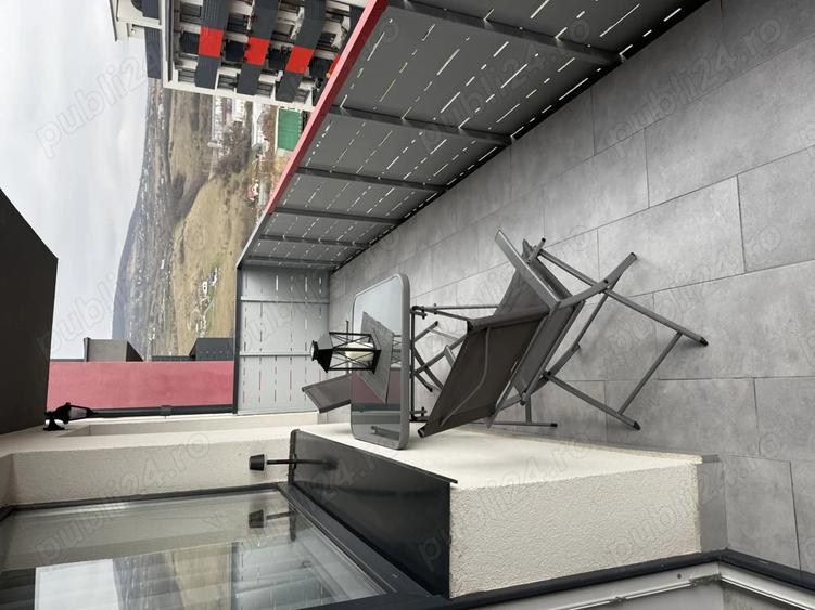 Privat vand ap 57,40 mp + 9 mp balcon complet finisat si mobilat!complex Baciu Hills - 10