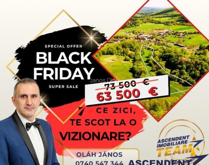 FILM! Teren extravilan cu priveliste deosebita, 11.306 mp, M