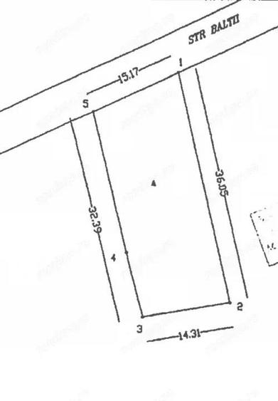 Lot de casa (500 mp) pe str. Baltii - Dobroiesti. Comision 0! - 2