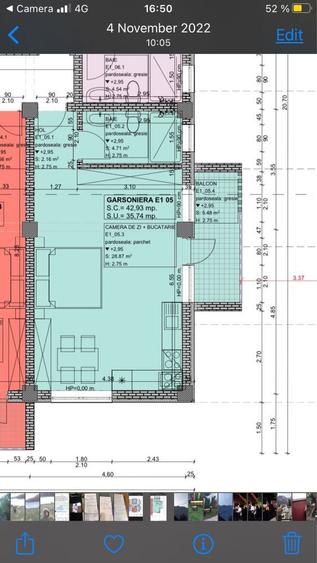 Studio spatios , nou, posibilitate amenajat in 2 camere! - 3