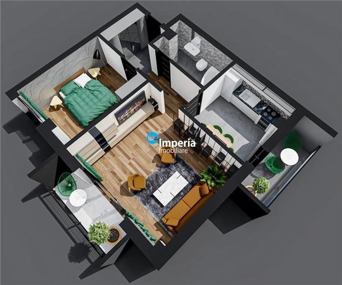 Apartament 1 cam D, Bl nou, 42 mp - 3