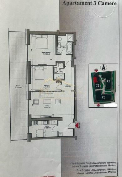 Apartament cu 3 camere *160mp* - Prima Inchiriere // Stejarii - Baneasa - 39
