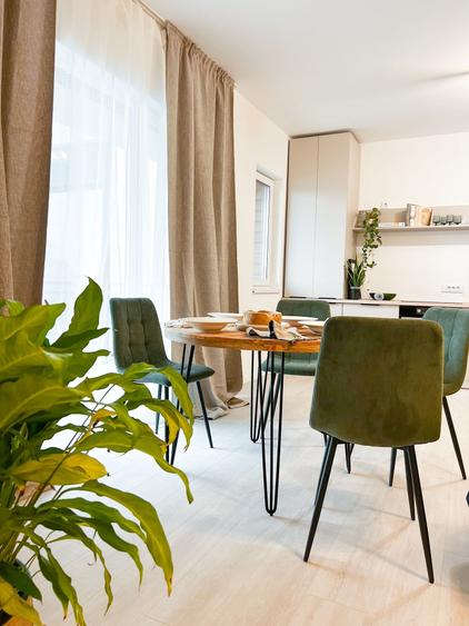 Apartament NOU, etaj 1, mobilat si utilat, 3 camere, comision 0 - 3