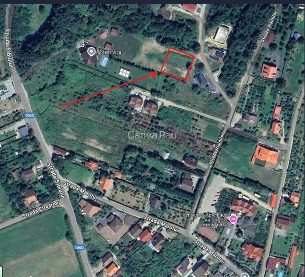 Teren de vânzare intravilan Cisnadioara - certificat urbanism