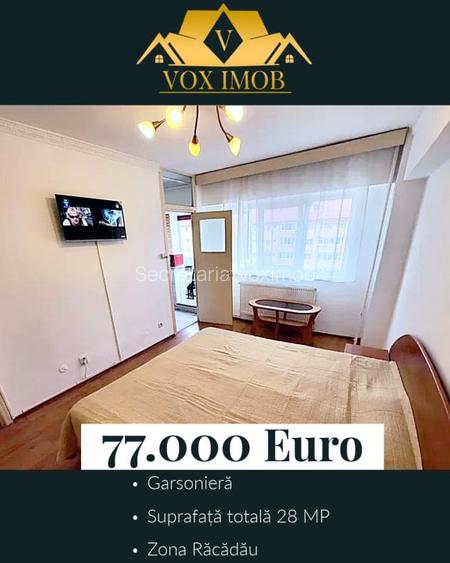 Garsoniera ? Zona Racadau ?77.000 Euro ?