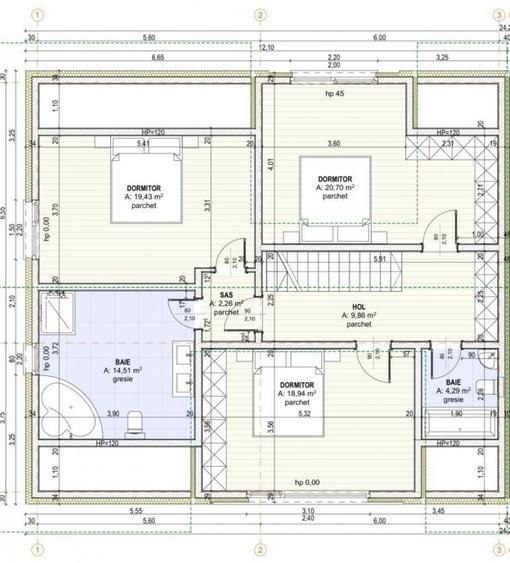Casa cu birou la parter si incalzire in pardoseala - 4